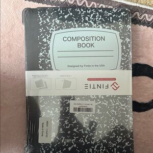 Fintie Composition Book Notebook cover for MacBook Air 13 - Black & White Marble